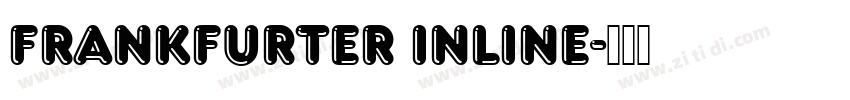 Frankfurter Inline字体转换